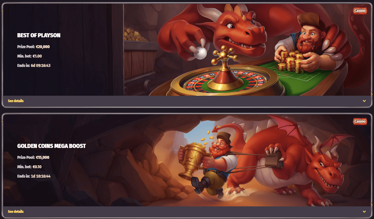 Tournaments from Dragonia